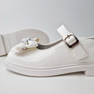 Туфлі для дівчинки святкові шкільні білі Apawwa ABC099-3